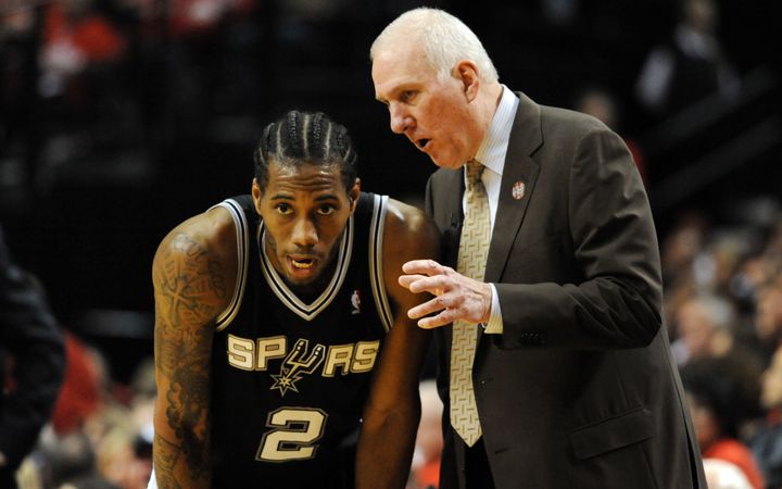 All-Star forward Kawhi Leonard -- last year's Defensive Player of the Year -- has become one of the league's premier two-way players under coach Gregg Popovich's guidance.
