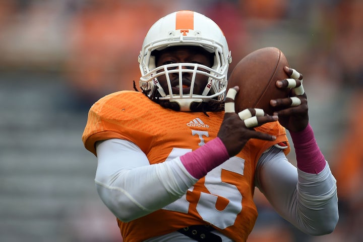 A.J. Johnson is one of the players a lawsuit says UT gave special treatment for in sexual assault cases. 