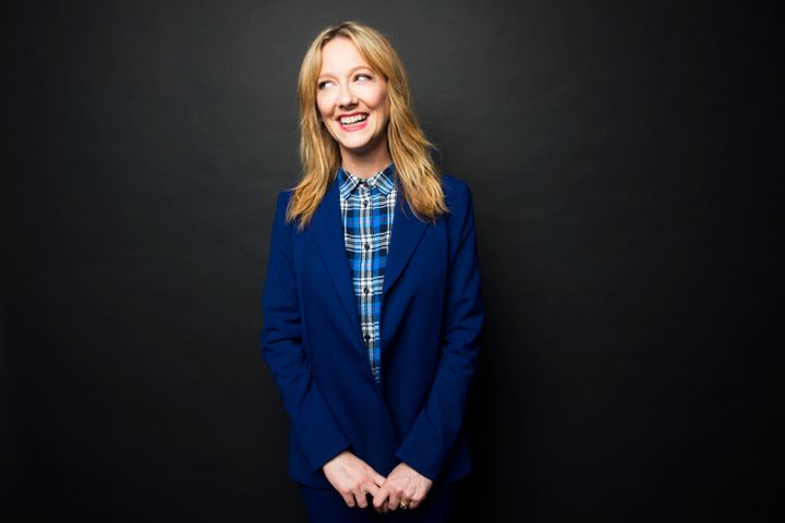 Actress Judy Greer poses for a portrait at Huffington Post headquarters in New York Wednesday Feb. 10, 2016. (Photo by Damon Dahlen, Huffington Post)