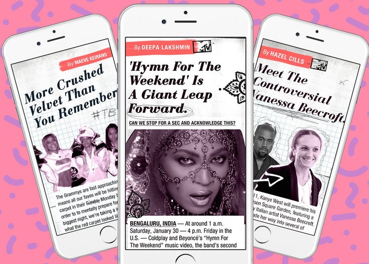 MTV executives see Snapchat Discover as another way for the brand to reach a younger audience.