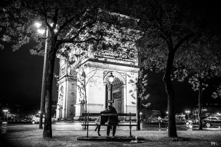 A quiet moment in Paris while the city sleeps. 