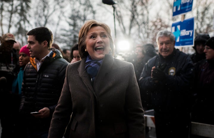 Reporters covering Hillary Clinton rarely get this close to the candidate.