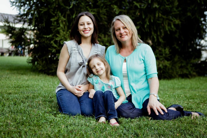 Nicole and her daughters.