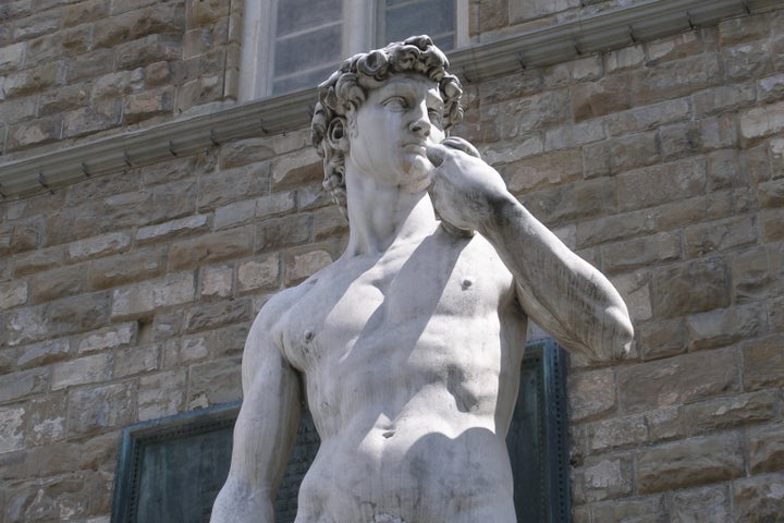 "Michelangelo was an essentialist; he would tell his story in massive, dynamic bodies."