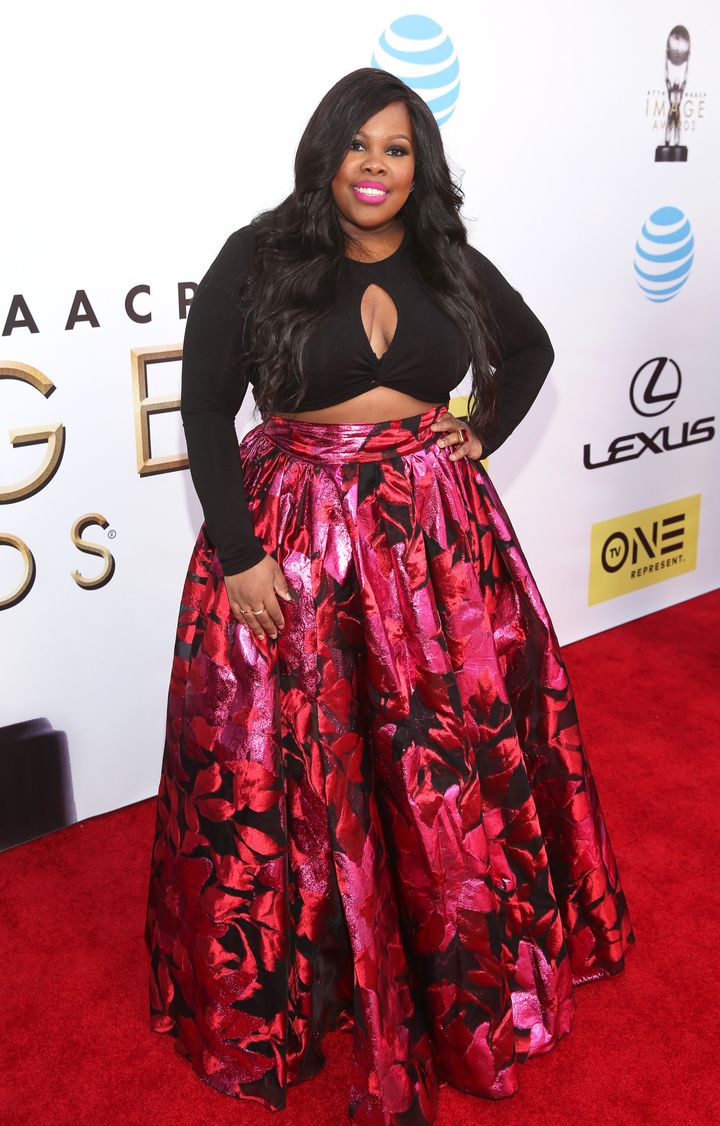 Amber Riley attends the 47th NAACP Image Awards.