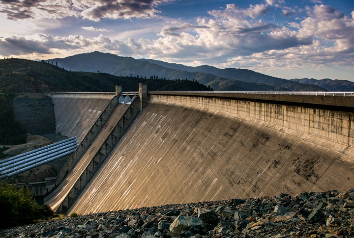 California passed a bond in 2014 to funnel $7.5 billion to water projects, including $2.7 billion for water storage projects. Above Lake Shasta is pictured, California's largest water reservoir feeding the Sacramento River.