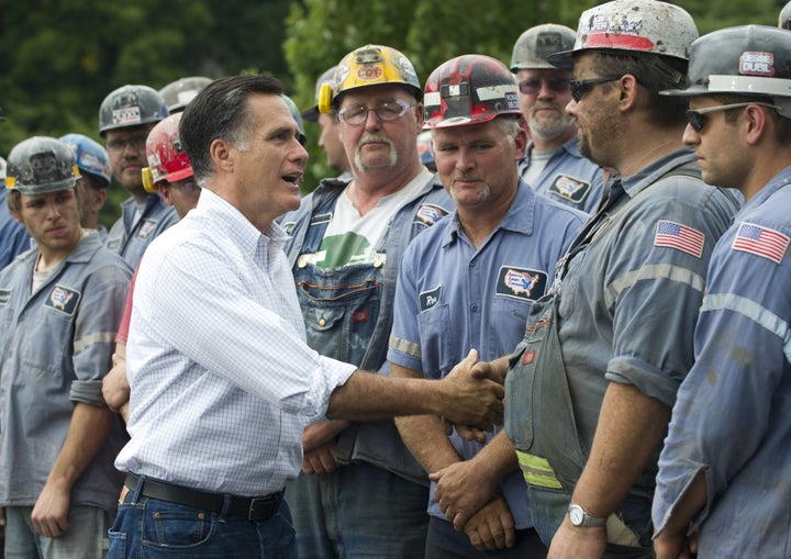 Mitt Romney held a rally at a Murray Energy-owned mine in 2012. Management reportedly told miners that attendance was mandatory.