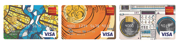 Atlanta-based artist, Keith Rosemond II, designs original debit/credit card art for Wells Fargo’s Card Design Studio&re