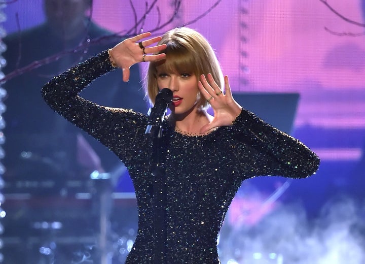 Recording artist Taylor Swift performs onstage during The 58th GRAMMY Awards at Staples Center on February 15, 2016 in Los Angeles, California.