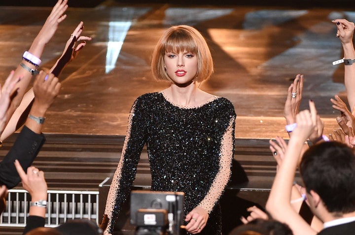 Recording artist Taylor Swift performs onstage during The 58th GRAMMY Awards at Staples Center on February 15, 2016 in Los Angeles, California.