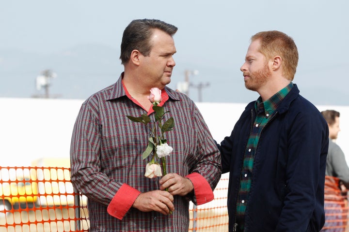 Cultural critics credit gay couples like Cam and Mitch from ABC's "Modern Family" for advancing the national conversation about gay marriage. 