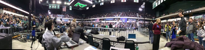 It was a full house in Michigan on Monday when Bernie Sanders came to town.