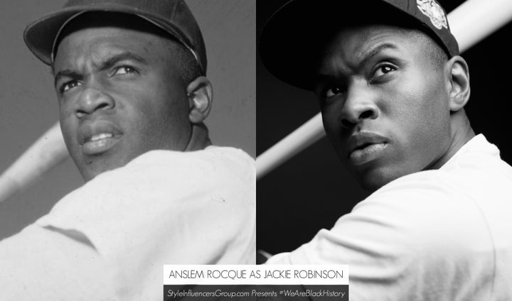 Jackie Robinson is portrayed by Essence.com Digital Content Director Anslem Samuel Rocque.