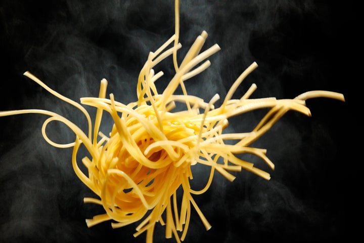 Spaghetti. Nice to eat, but not nice to get turned in to.