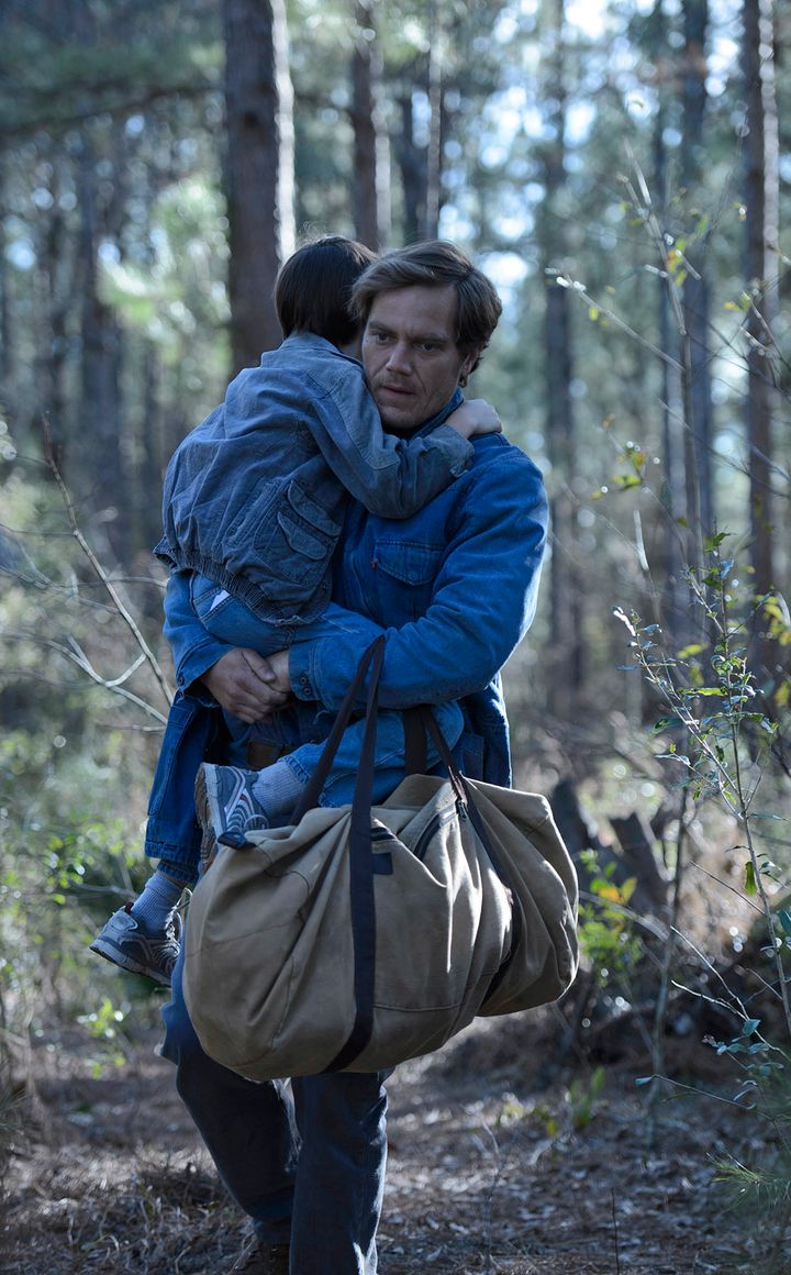 Michael Shannon and Jaeden Lieberher star in a scene from "Midnight Special."
