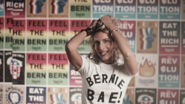 "From start to finish, it took less than a month to bring 'Bernie Bae' to life," Kauffman told HuffPost.
