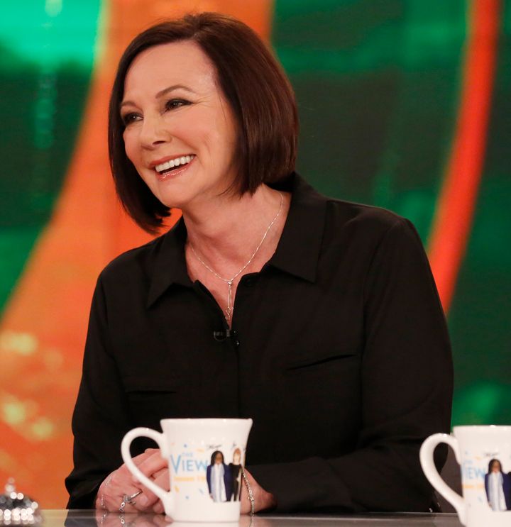 Marcia Clark visits "The View" in February 2016. 