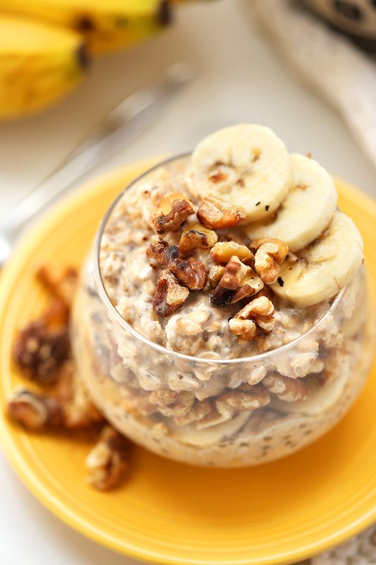 Get the Banana Nut Overnight Oats recipe&nbsp;from The Healthy Maven