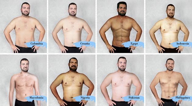 What The Ideal Man S Body Looks Like In 19 Countries Huffpost
