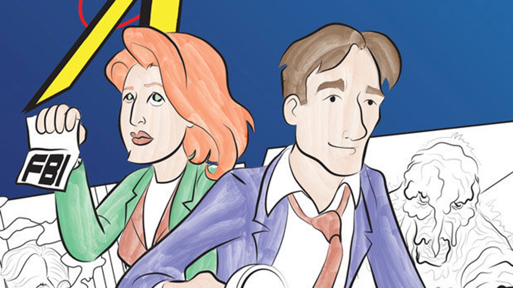 Download An X Files Coloring Book For The Believer In Your Life Huffpost