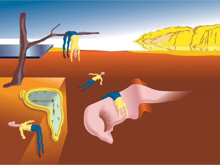 A Dali-style dreamscape of tired, rundown bodies created by The St. Louis Post-Dispatch's Tom Borgman in 2004.