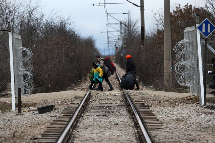 Once in the Greek village of Idomeni, if Macedonian border guards catch migrants without proper documentation, they are sent back to Athens on buses commissioned by the Greek police.