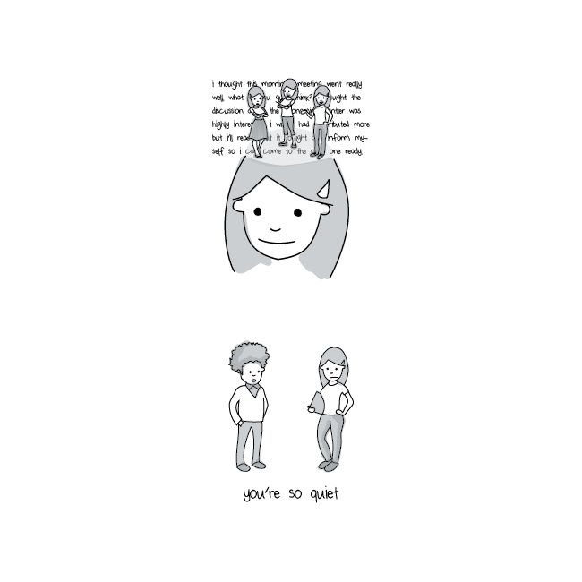 What It's Like In An Introvert's Head (By Liz Fosslien and Mollie