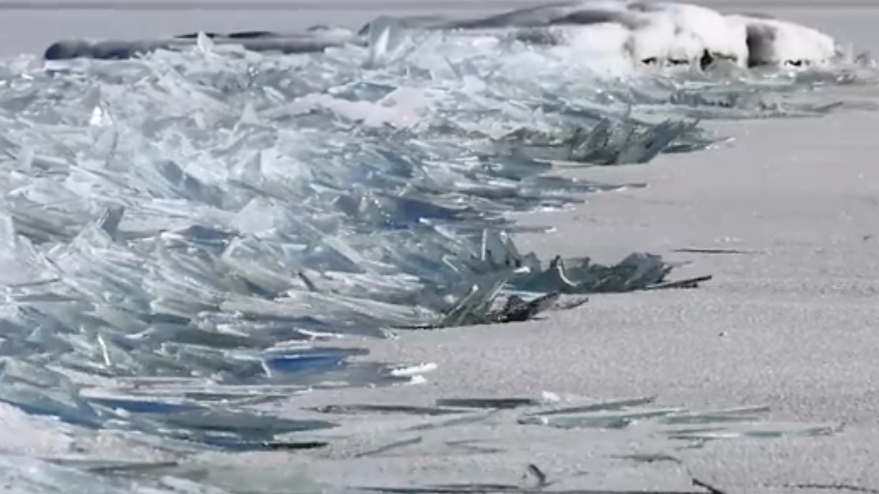 Watch Ice Stacking Like Shards Of Glass On Lake Superior | HuffPost Life