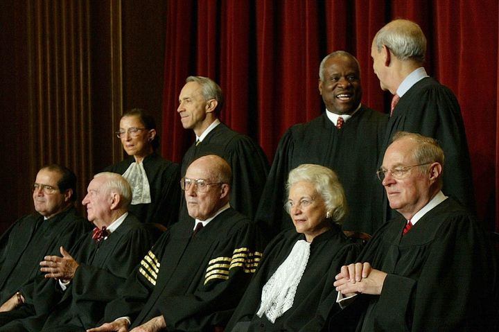 This is what the Supreme Court looked like when it decided not to police partisan gerrymandering in 2004.