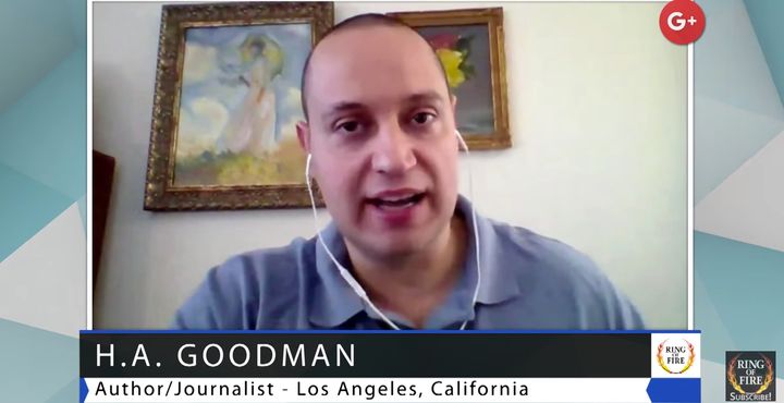 H.A. Goodman has little presence in traditional media, but appears on progressive shows like Free Speech TV's "Ring of Fire."