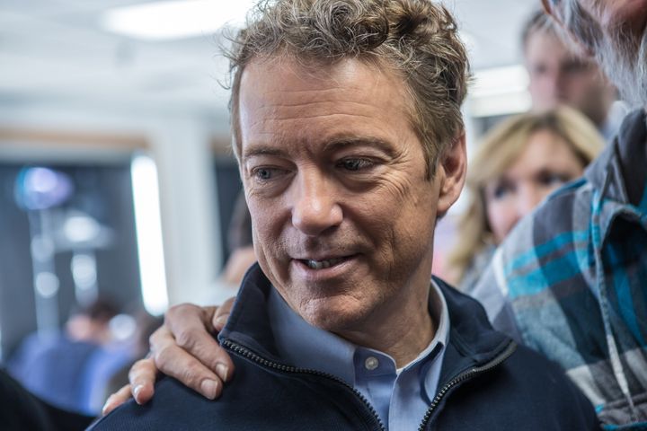 At one point on Thursday, Cruz talked about "my friend, Rand Paul."