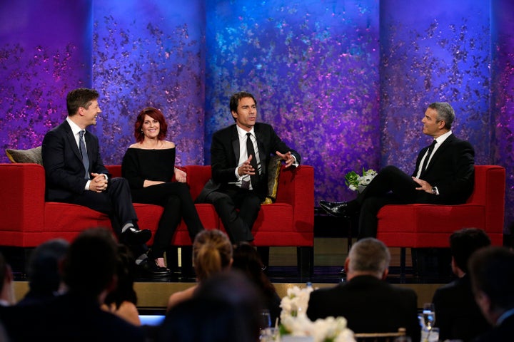 Sean Hayes, Megan Mullally and Eric McCormack of "Will & Grace."