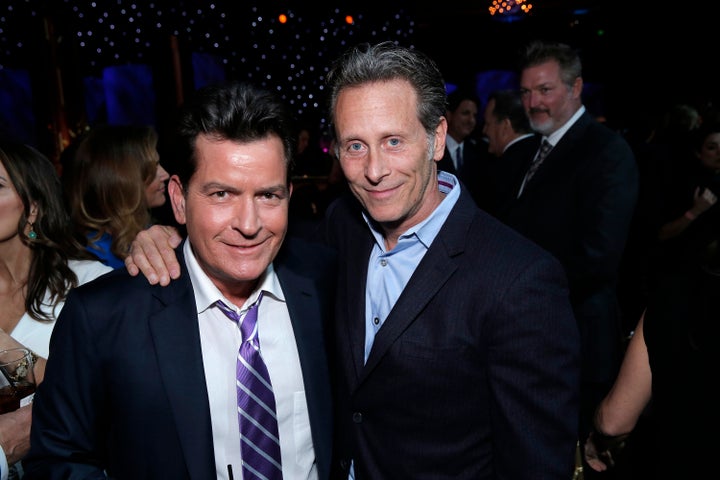 Charlie Sheen and Steven Weber.