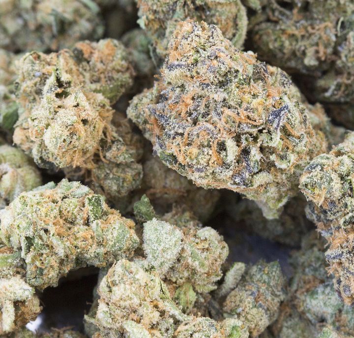 The marijuana dispensary showed support by offering a special on their Girl Scout Cookies strain of pot, some pictured here, to those who brought in a box of Girl Scout Cookies.