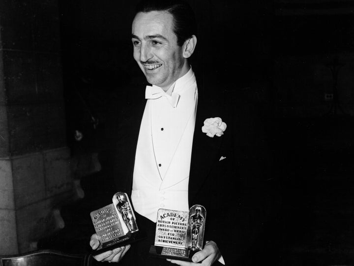 Walt Disney at the 11th Academy Awards, presented on Feb. 23, 1939 at the Biltmore Hotel in Los Angeles, California.