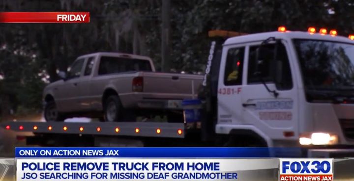 Jackie "Nick" Kelly's vehicle is shown being removed from his Mandarin, Florida, home.