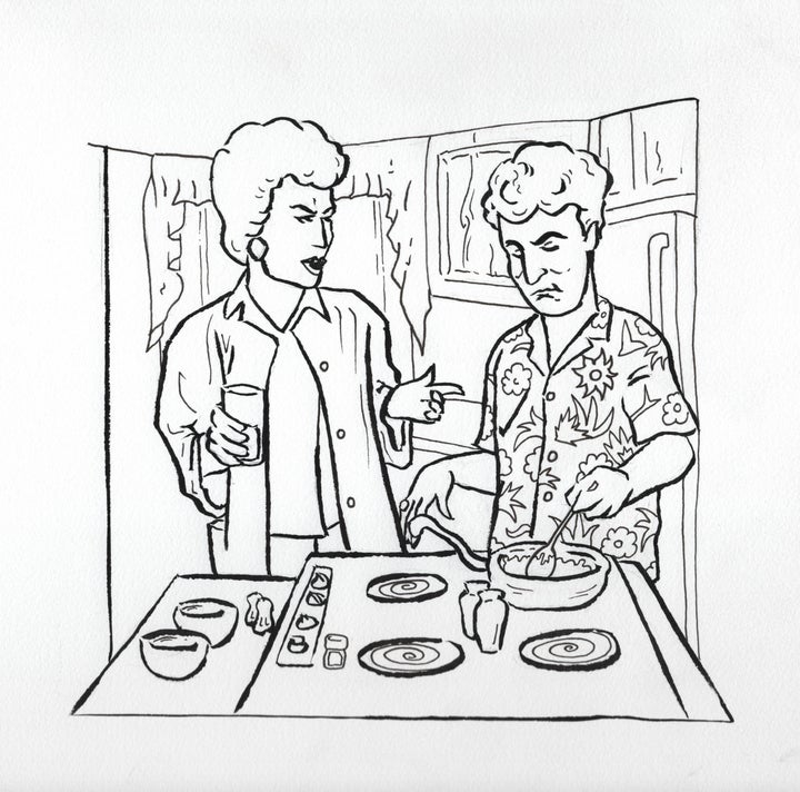 One sketch even features Coco (right), a gay cook who appeared only in the show's pilot episode.
