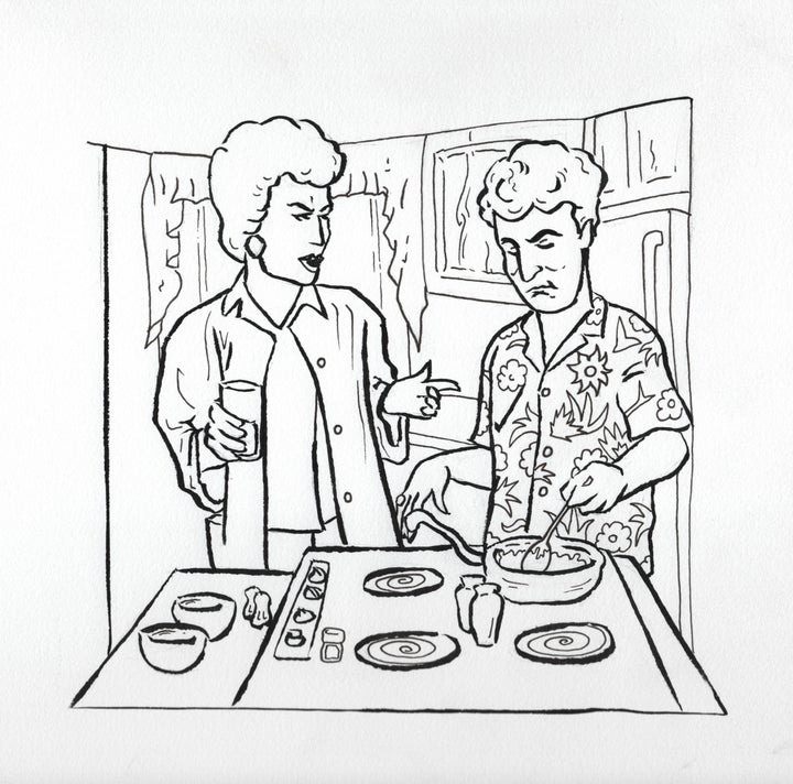 One sketch even features Coco (right), a gay cook who appeared only in the show's pilot episode. 