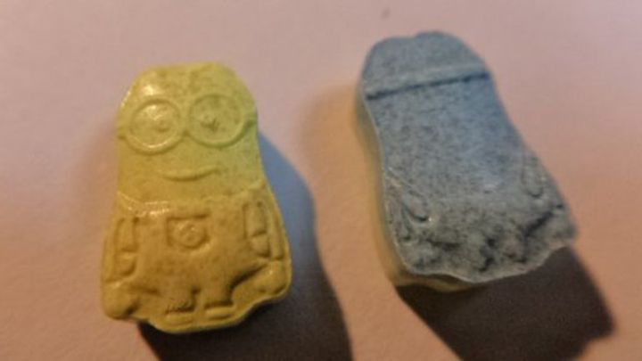 Ecstasy pills shaped like tiny Minions were confiscated in Chile last week, authorities there said.
