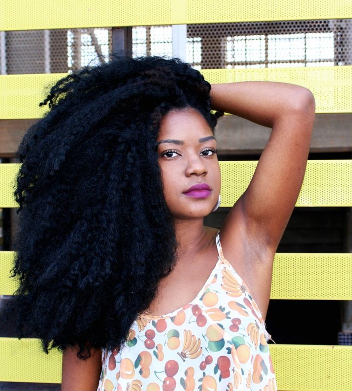 A Brazilian subject from the "Superafro: BLACK GIRL POWER" photo series.