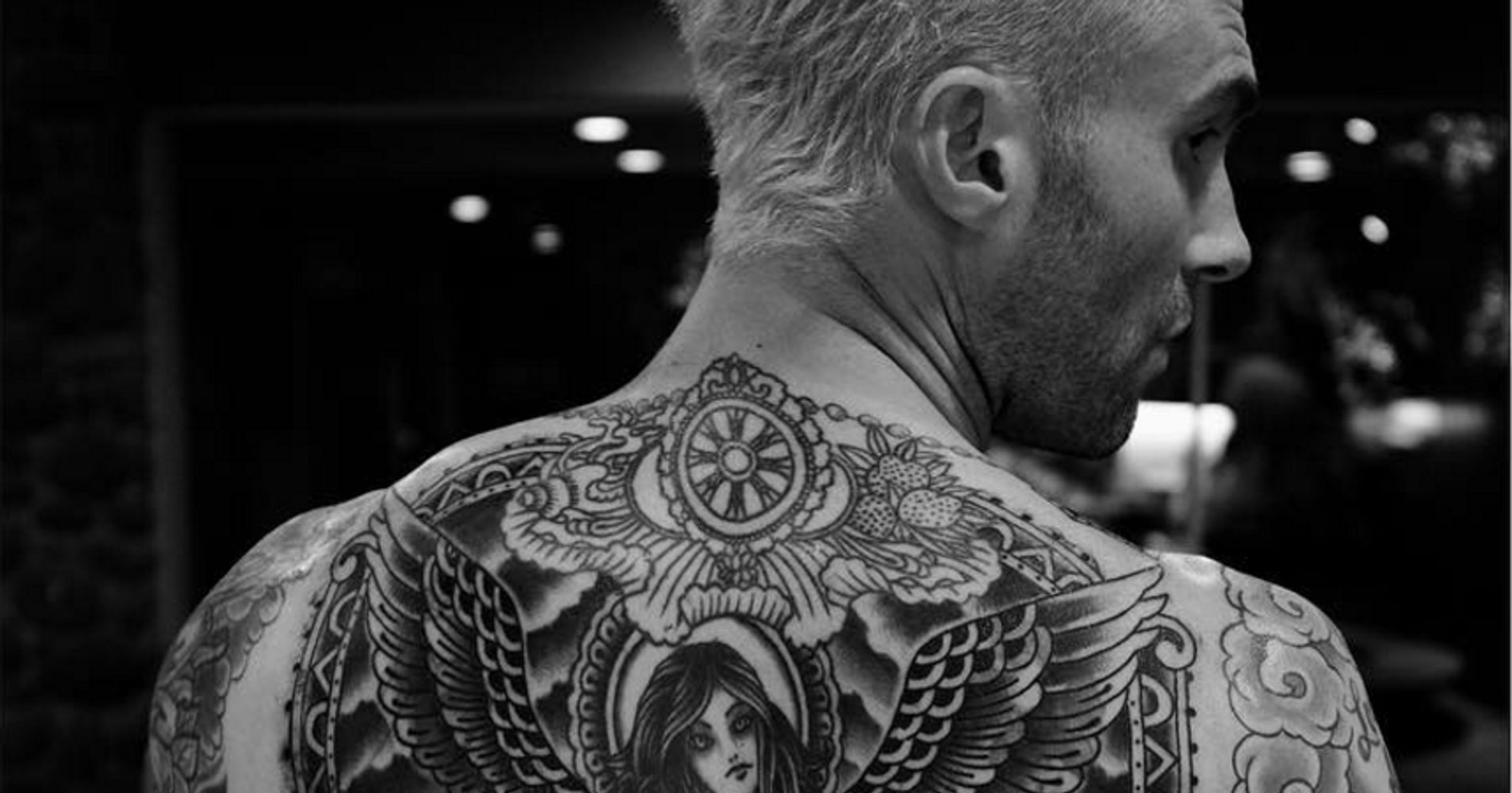 Adam Levine's Massive Back Tattoo Is A Mythological Work Of Art | HuffPost