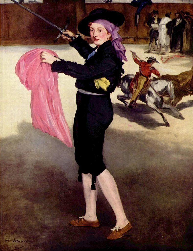 Edouard Manet, "Mlle Victorine Meurent in the Costume of an Espada," 1862, oil on canvas, 165,1 x 127.6 cm, The Metropolitan Museum of Art Gallery 810
