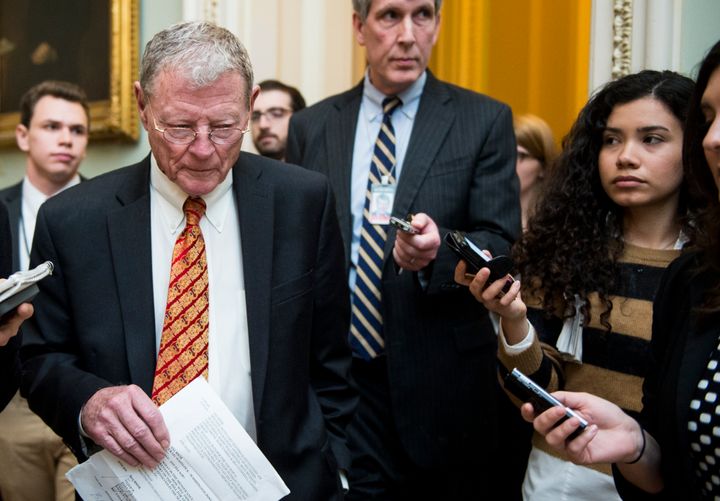 Sen. Jim Inhofe (R-Okla) says the funding measure will be voted on as a standalone bill. 