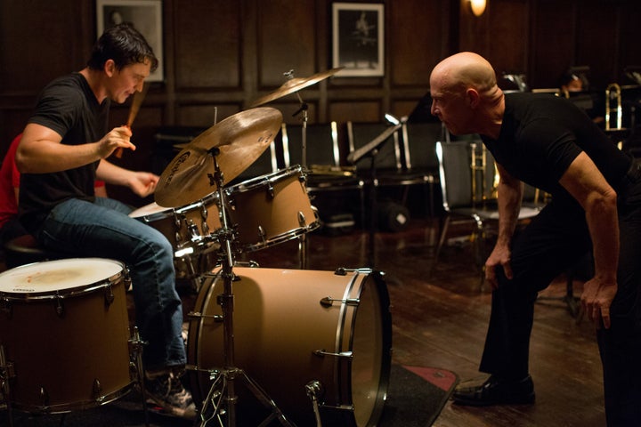 Actors Miles Teller and J.K. Simmons play a jazz student and teacher.