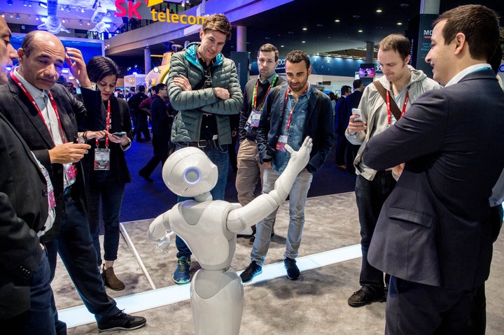 robot visits white house