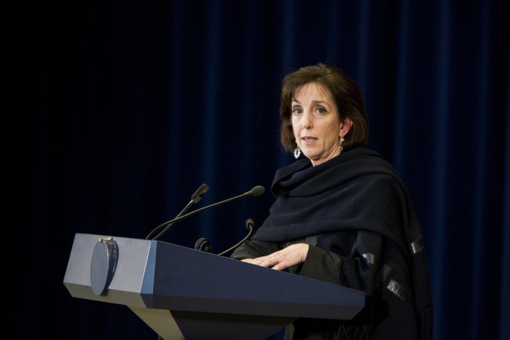 Roberta Jacobson speaks at a press conference on Feb. 27, 2015. President Barack Obama has nominated Jacobson as the new amba