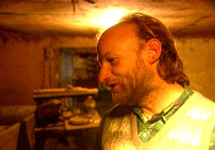 Robert William Pickton is shown in this undated image from a television screen.