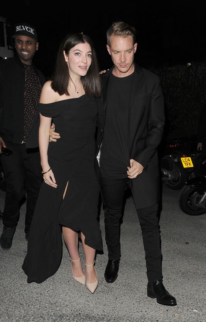 Lorde and Diplo attend a party at Tape nightclub in Mayfair, following the Brit Awards. 