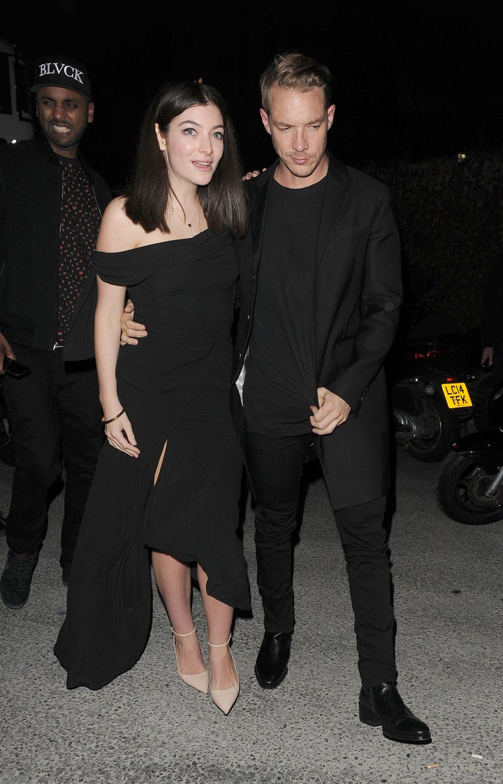 Lorde and Diplo attend a party at Tape nightclub in Mayfair, following the Brit Awards. 