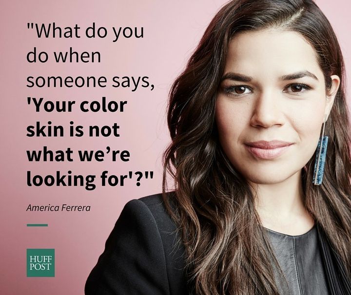 America Ferrera shared her personal experiences with discrimination in Hollywood.